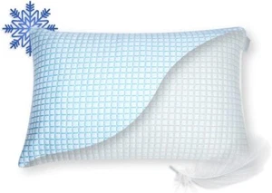 Sleepavo Cooling Pillow Case Queen Size - Cool Pillow Case for Hot Sleepers Zipp - Picture 1 of 2