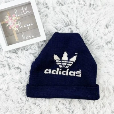 ¡Tobogán de lana azul marino Adidas vintage! Foto 1 de 4