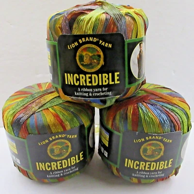 Increíble hilo de cinta marca León # 208 centavo de cobre nailon lote de 3 pasteles Italia Foto 1 de 4