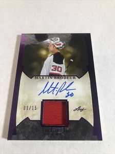2023 Leaf In The Game Hockey Martin Brodeur Patch Auto 8/15