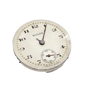 Rolex Movement 23mm Manual - Damaged - Does Not Run - Parts - For Repair - Picture 1 of 9
