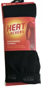 Heat Lockers Performance Thermal Underwear Women's Pants Medium Black NEW - Picture 1 of 2