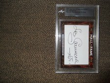 2021 LEAF HALL OF FAME CUT EDITION LOU CARNESECCA AUTO AUTOGRAPH