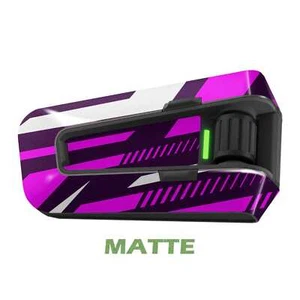 Calcomanía mate calcomanía rosa a rayas para Cardo Packtalk Neo Edge Pro - Imagen 1 de 4