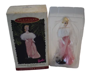Hallmark Noche Encantada Barbie Navidad Recuerdo Ornamento Serie 3 1996 - Imagen 1 de 5