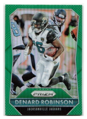Denard Robinson 2015 Panini Prizm Green Prizm #178-JAGUARS - Image 1 of 2