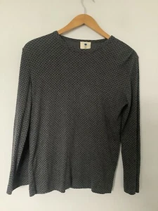 Orla Kiely Size Large T-shirt Long Sleeve Tee Cotton Grey Patterned - Picture 1 of 5