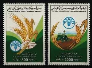 Libia 1990 - Mi-Nr. 1850-1851 ** - MNH - FAO - Imagen 1 de 1