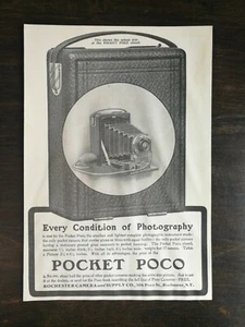 Vintage 1902 Pocket Poco Camera Rochester Camera Supply Original Ad - 1021 - Picture 1 of 1