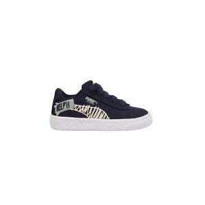 Puma 374302-02 Basket Canvas T4c  -  Toddler Girls  Sneakers Shoes Casual   -