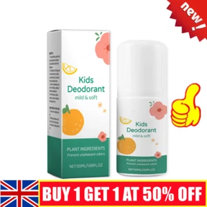 Natural Deodorant For Kids & Teens Kids Whole Body 50ml Deodorant - Picture 1 of 15