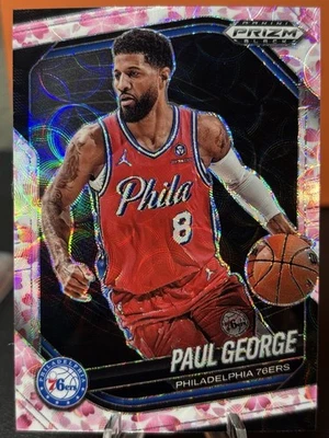 Panini Prizm Black Cherry Blossom Paul George 2024-25/20 76ers Foto 1 de 2