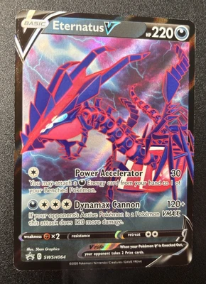 Eternatus V SWSH064 SWSH: Sword & Shield Promo Cards Holo - Image 1 of 2
