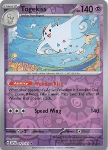 Togekiss Rare Reverse Holo SV08: Surging Sparks 072/191 NM - Picture 1 of 2