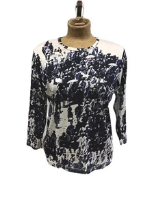 Vintage Lynn Ritchie Multicolor Silk Blend Abstract Print Top Size XL - Picture 1 of 5