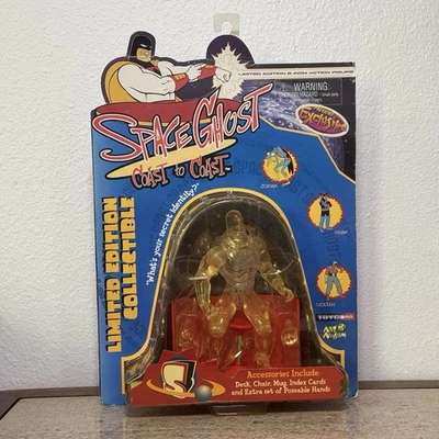 Space Ghost Coast To Coast Action Figure Clear Translucent  Exclusive Adult Swim - Image 1 of 4
