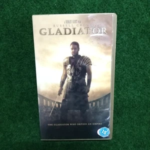 Gladiator VHS Video Tape Russell Crowe Joaquin Phoenix Connie Nielsen Retro Rare - Imagen 1 de 8