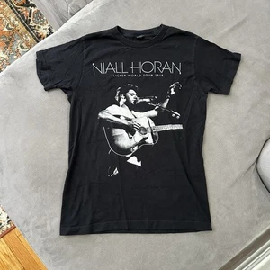T-shirt nera Niall Horan Flicker World Tour 2018 merchandising ufficiale taglia small - Foto 1 di 7
