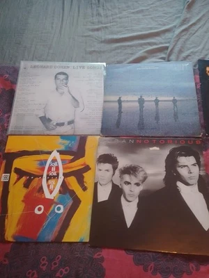 vinyl record bundle lp joblot, Echo And Bunnymen, U2, Boomtown Rats, Ferry etc - Image 1 of 4