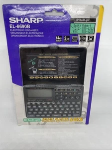 SHARP Electronic Organizer EL-6690B 64KB Datenbank Memo Master Alarm Neu in Verpackung - Bild 1 von 8