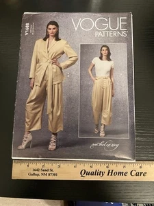 Vogue Pattern V1688 Misses'Jacket Belt Pants Size 6-14 Rachel Comey UNCUT - Picture 1 of 2