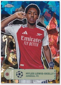 Topps Chrome Sapphire UCC 2024-25 Myles Lewis-Skelly Final Destination - Picture 1 of 2
