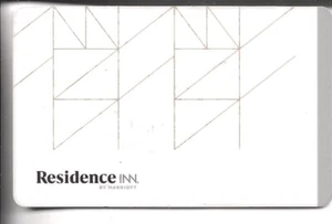 Tarjeta llave RFID Residence Inn By Marriott Hotel, blanca - Imagen 1 de 2
