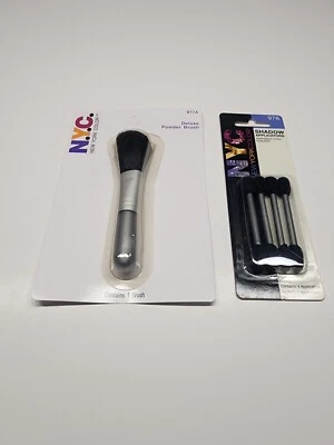 New Sealed NYC New York Color Deluxe Powder Brush And Color Shadow Applicators - Image 1 of 2