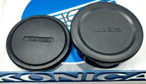 Konica AR Rear Lens Cap + 46mm Front Cap - Picture 1 of 3