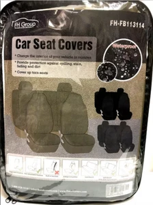 FH Group FB113114 Rugged Oxford Seat Covers (Tan) Full Set - Universal Fit - Bild 1 von 3