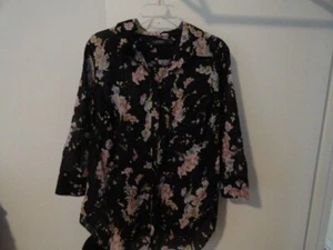 RALPH LAUREN BUTTON UP SHIRT SIZE XL/ 1X COTTON LIGHTWEIGHT MULTI COLOR FLORAL - Picture 1 of 5