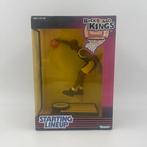 LA LAKERS SHAQUILLE O'NEAL NBA STARTING LINEUP 1997 BACKBOARD KINGS LOS ANGELES Cover