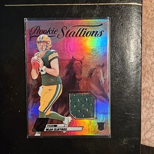 Sean Clifford 2023 Panini Zenith Rookie Stallions Packers RC Insert Jersey Patch - Picture 1 of 2