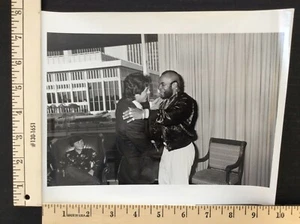 Rare Original VTG Sylvester Stallone Mr. T. Kelly Reno Rocky III Candid Photo - Picture 1 of 3