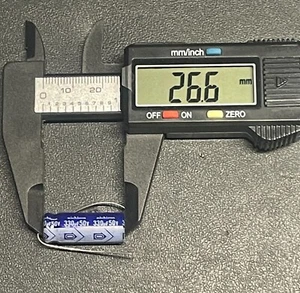 Qty. 5 Nichicon 330uf 50v Axial Electrolytic Capacitor NOS - Picture 1 of 3