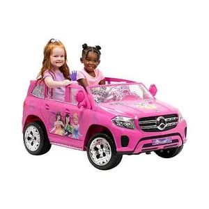 Disney Princess Mercedes GLS 12V Battery-Powered Ride-On Car, Ages 3+ - Picture 1 of 5
