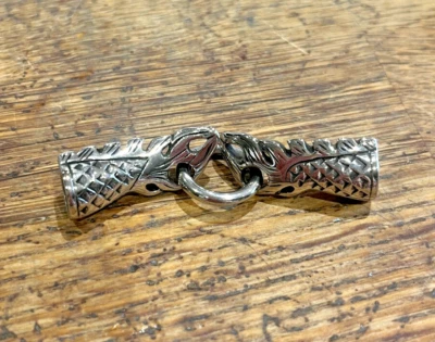 Fish Tail Clasp - Spring Ring Clasp - Fish Tail Fastener - Image 1 of 4