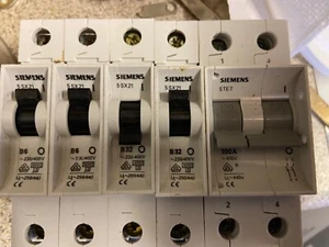 Siemens Leitungsschutzschalter und Hauptschalter  - Bild 1 von 2