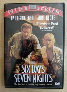 Six Days Seven Nights Widescreen DVD 1998 Harrison Ford Anne Heche LIKE NEW +++ - Picture 1 of 7