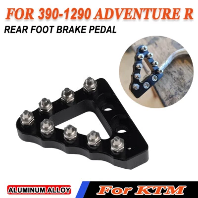 Black Rear Foot Brake Pedal Lever Tip Plate For KTM 390 - 1290 Adv R SMC Enduro Foto 1 de 3