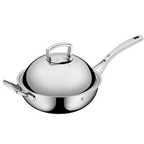 WMF 753506040 Multistrato-Wok con Coperchio in Metallo, 28 cm (v6b) - Immagine 1 di 1