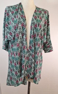 Lularoe Cardigan Women's Size S Open Front Multicolored Boho - Image 1 of 4