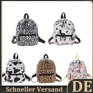 Moda Mujer Animal Patrón Impresión Mochila Casual Mochila Bolsos DE - Imagen 1 de 27