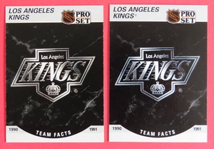 1990-91 Pro Set Error+Corrected, LA Kings # 573, missing trademark symbol front - Picture 1 of 4
