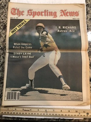 1979 The Sporting News JR Richard Cover - Image 1 of 4