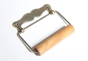 antique toilet paper holder hanger | vtg deco victorian toilet pullman tp holder - Picture 1 of 22
