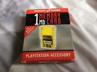 PLAYSTATION 1 MEMORY CARD 1MB IN BOX UK ONLY