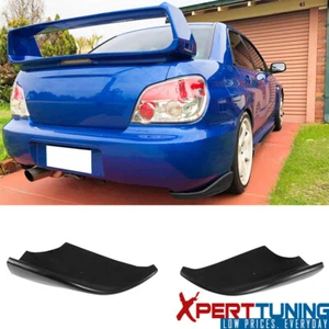 Fits 05-07 Subaru Impreza WRX STI CS Rear Bumper Lip Diffuser Valance Spat 2PCS - Picture 1 of 11