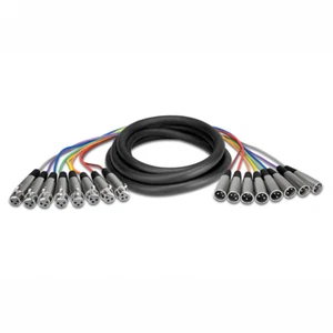 Hosa XLR-802 2 Meter XLR3F to XLR3M Snake Cable - Picture 1 of 1