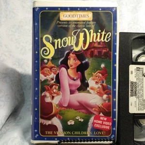 Snow White Goodtimes VHS Video Tape Platinum Series 1994 Clamshell - Imagen 1 de 3